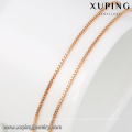 42976 Promotional Hot Sales Rose Gold Necklace Cheap Gold Plated Chains